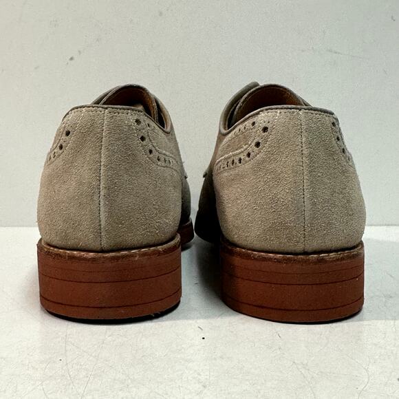 NWOT Crockett & Jones x Ralph Lauren Suede Cap Toe Brogue Made in England 10.5 D main image 10